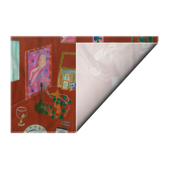 کادوپیچ پارچه‌ ای طرح استودیوی قرمز از ماتیس