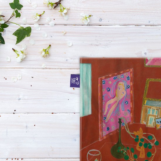 کادوپیچ پارچه‌ ای طرح استودیوی قرمز از ماتیس