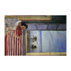 کادوپیچ پارچه‌ ای طرح زن جوان در حال ویولون زدن از ماتیس