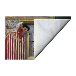 کادوپیچ پارچه‌ ای طرح زن جوان در حال ویولون زدن از ماتیس