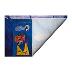 کادوپیچ پارچه‌ ای طرح پنجره ای رو به طنجه از ماتیس