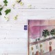 کادوپیچ پارچه‌ ای طرح  زن جوان پشت پنجره، غروب آفتاب از ماتیس
