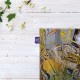 کادوپیچ پارچه‌ ای طرح تخت و دو میز کناری از دالی