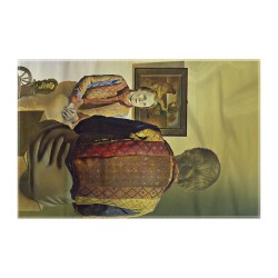 کادوپیچ پارچه‌ ای طرح  پرتره گالا از دالی