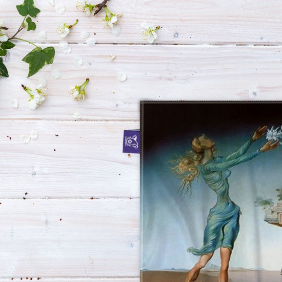 کادوپیچ پارچه‌ ای طرح سراب از دالی