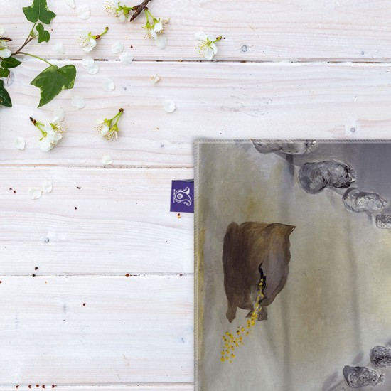 کادوپیچ پارچه‌ ای طرح مسیر معما از دالی