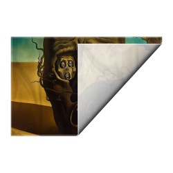 کادوپیچ پارچه‌ ای طرح چهره جنگ از دالی