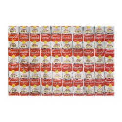 کادوپیچ پارچه‌ ای طرح ۱۰۰ قوطی از وارهول