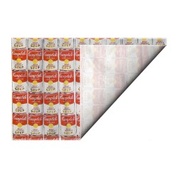 کادوپیچ پارچه‌ ای طرح ۱۰۰ قوطی از وارهول