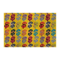 کادوپیچ پارچه‌ ای طرح ۹ علامت دلار از وارهول