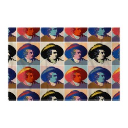 کادوپیچ پارچه‌ ای طرح گوته از وارهول