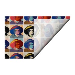 کادوپیچ پارچه‌ ای طرح گوته از وارهول