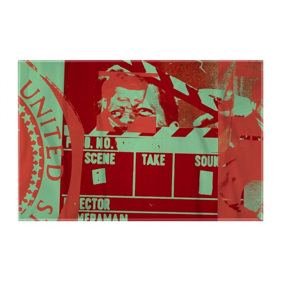 کادوپیچ پارچه‌ ای طرح ۲۲ نوامبر ۱۹۶۳ از وارهول