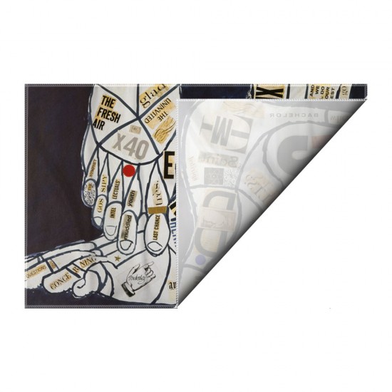 کادوپیچ پارچه‌ ای طرح پاها از وارهول