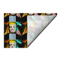 کادوپیچ پارچه‌ ای طرح اینگرید برگمن راهبه از وارهول
