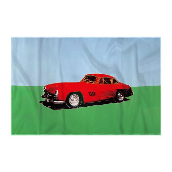 کادوپیچ پارچه‌ ای طرح بنز 300 sl گول وینگ از وارهول