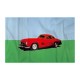 کادوپیچ پارچه‌ ای طرح بنز 300 sl گول وینگ از وارهول