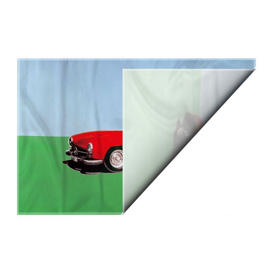 کادوپیچ پارچه‌ ای طرح بنز 300 sl گول وینگ از وارهول