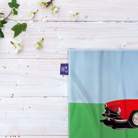 کادوپیچ پارچه‌ ای طرح بنز 300 sl گول وینگ از وارهول