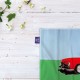 کادوپیچ پارچه‌ ای طرح بنز 300 sl گول وینگ از وارهول