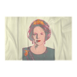 کادوپیچ پارچه‌ ای طرح پرتره ملکه بئاتریکس از وارهول