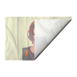 کادوپیچ پارچه‌ ای طرح پرتره ملکه بئاتریکس از وارهول