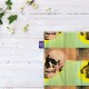 کادوپیچ پارچه‌ ای طرح اسکلت از وارهول