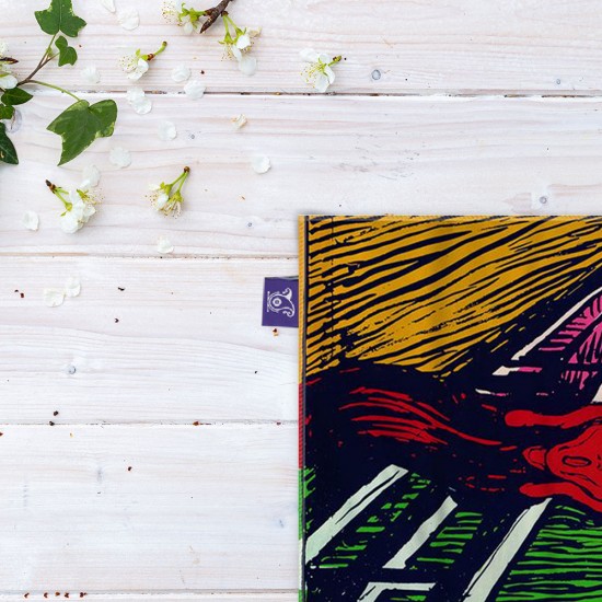 کادوپیچ پارچه‌ ای طرح جیغ از وارهول