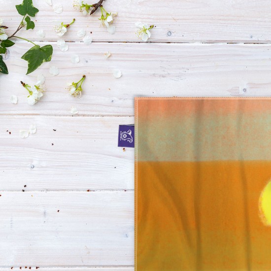 کادوپیچ پارچه‌ ای طرح غروب آفتاب از وارهول