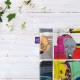 کادوپیچ پارچه‌ ای طرح اسکلت ها از وارهول