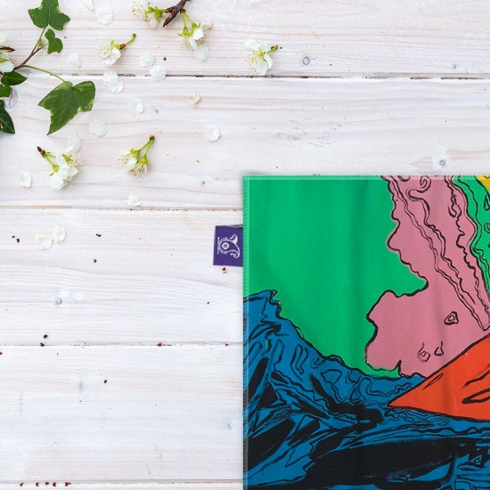 کادوپیچ پارچه‌ ای طرح کوه وزوویوس از وارهول