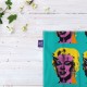 کادوپیچ پارچه‌ ای طرح سه مریلین از وارهول