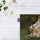 کادوپیچ پارچه‌ ای طرح جین مونه روی دوچرخه از مونه