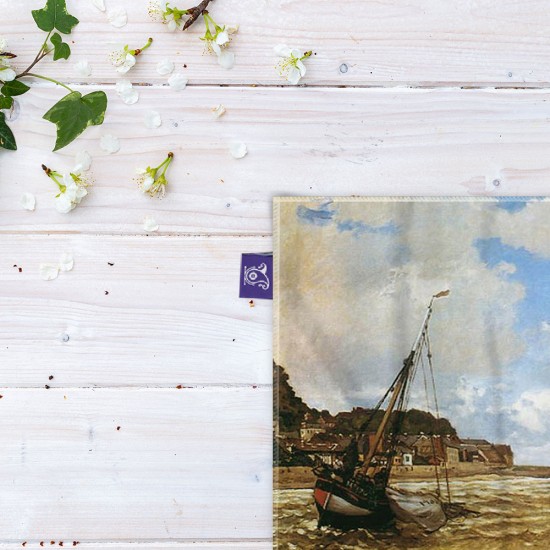 کادوپیچ پارچه‌ ای طرح دهانه رود سن از مونه