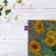 کادوپیچ پارچه‌ ای طرح دسته گل آفتابگردان از مونه