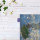 کادوپیچ پارچه‌ ای طرح زنی با یک چتر آفتابی از مونه