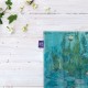 کادوپیچ پارچه‌ ای طرح نیلوفر های آبی از مونه