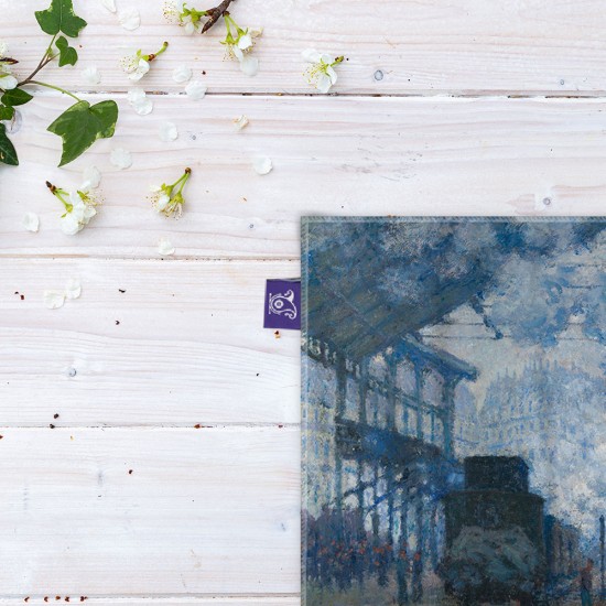 کادوپیچ پارچه‌ ای طرح ورود قطار از مونه