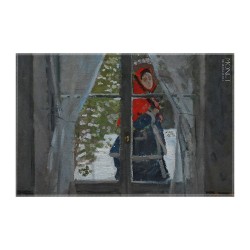 کادوپیچ پارچه‌ ای طرح روسری قرمز از مونه