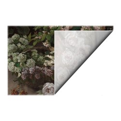 کادوپیچ پارچه‌ ای طرح گل های بهاری از مونه