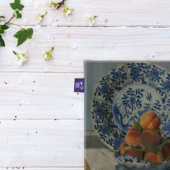 کادوپیچ پارچه‌ ای طرح طبیعت بی جان از مونه