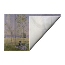 کادوپیچ پارچه‌ ای طرح تابستان از مونه