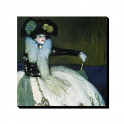 تابلو شاسی طرح زنی با لباس آبی از پیکاسو