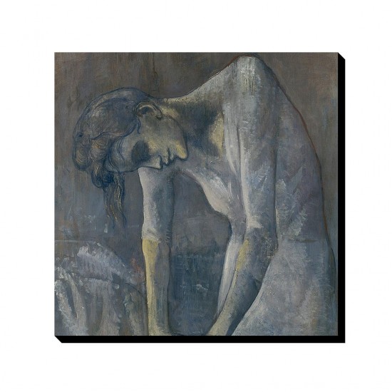 تابلو شاسی طرح زنی که اتو می کند از پیکاسو