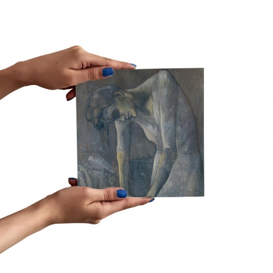 تابلو شاسی طرح زنی که اتو می کند از پیکاسو