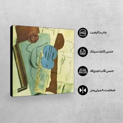 تابلو شاسی طرح زن با گیتار از پیکاسو