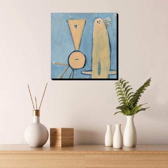 تابلو شاسی طرح در ساحل از پیکاسو