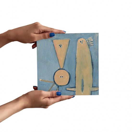 تابلو شاسی طرح در ساحل از پیکاسو