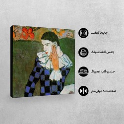 تابلو شاسی طرح تردست نشسته از پیکاسو