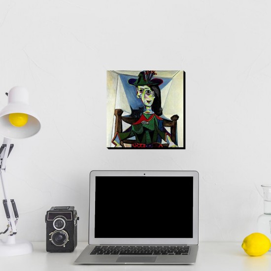 تابلو شاسی طرح دورا مار و گربه از پیکاسو